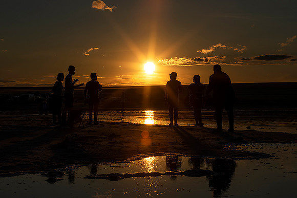 Lake Tyrell Sunset